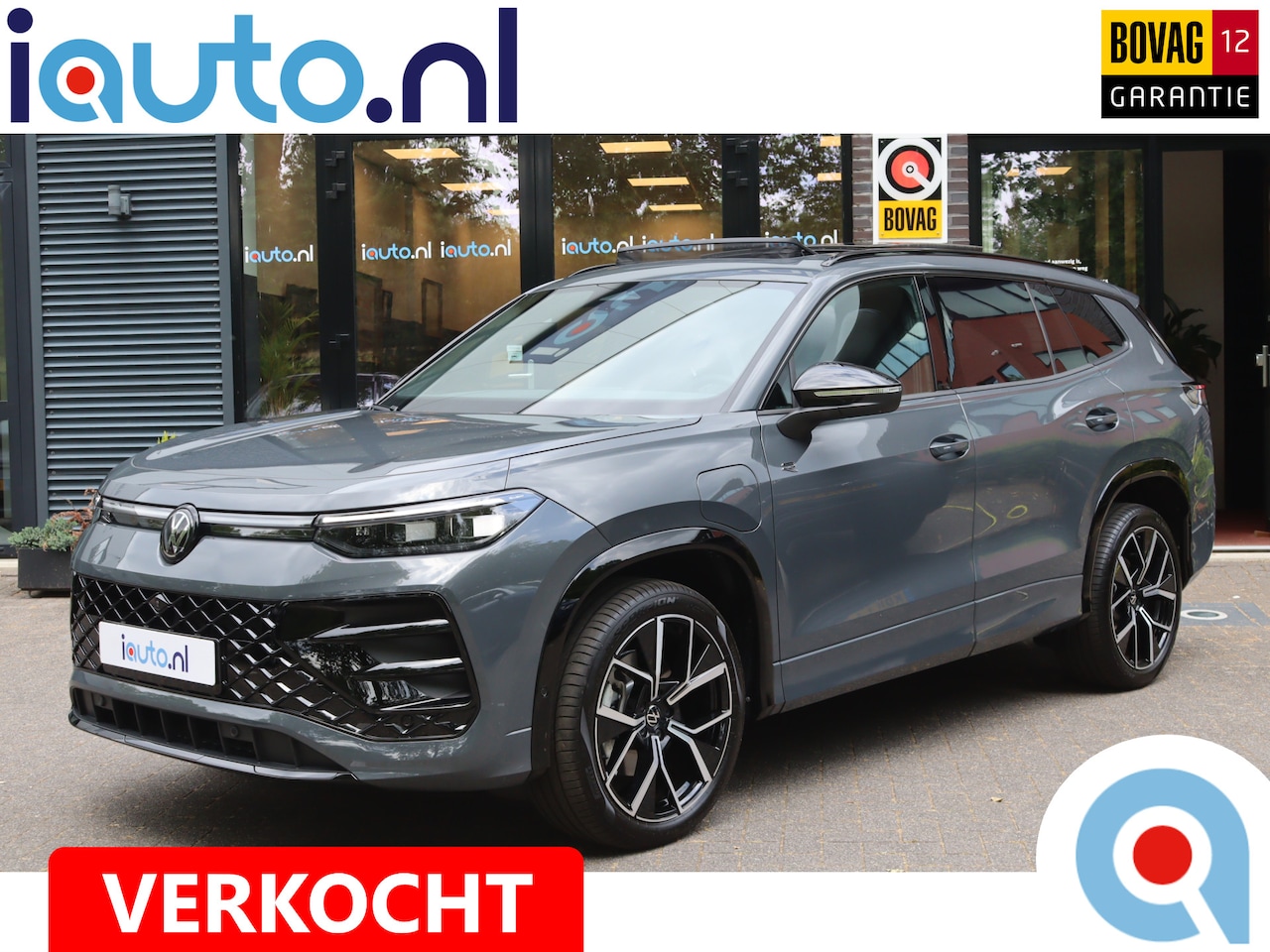 Volkswagen Tayron - 1.5 eHybrid 272PK R-Line Black Style IQ.Light HD/Pano/Keyless/360/DCC/ACC/Dodehoek/20"/ Tr - AutoWereld.nl