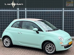 Fiat 500 C - |1.2 Lounge | Cabrio | clima| Verde Acqua | incl. 1 jaar Garantie