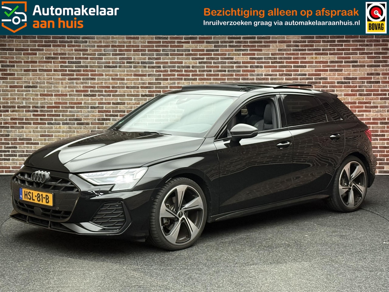 Audi A3 Sportback - 35 TFSI Advanced edition Pano, S-Line, HUD, ACC, Leer - AutoWereld.nl