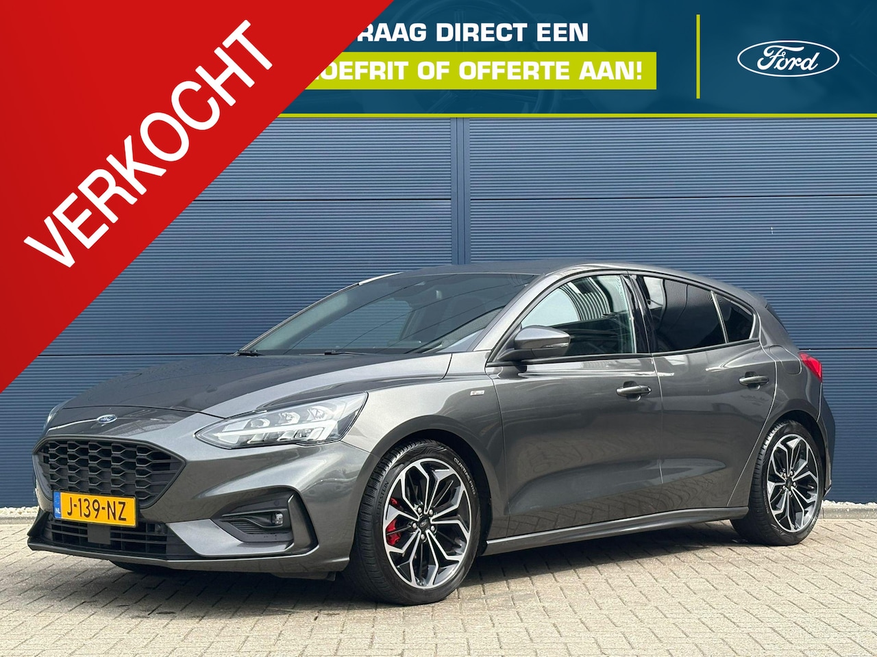 Ford Focus - 1.0 EcoBoost Hybrid ST Line X Business | Navigatie | B&O | Stuur/Stoel/Voorruit verwarming - AutoWereld.nl