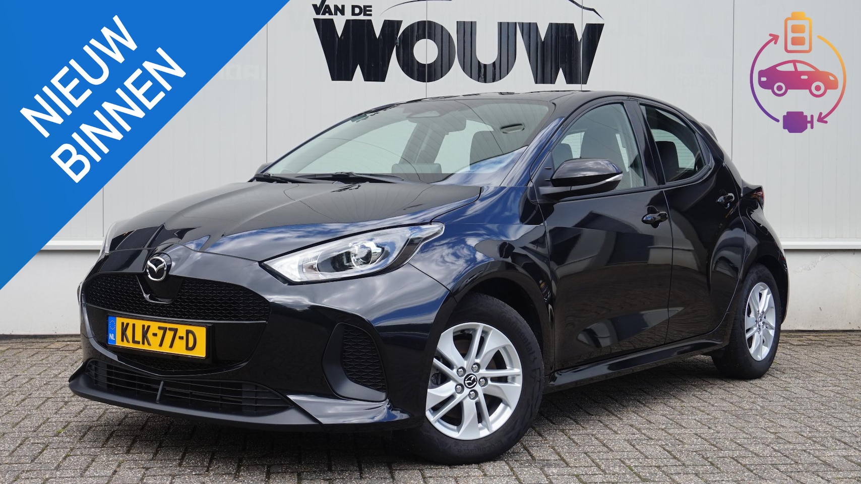 Mazda 2 Hybrid - 1.5 Apple Carplay/Android Auto | Rijklaarprijs - AutoWereld.nl
