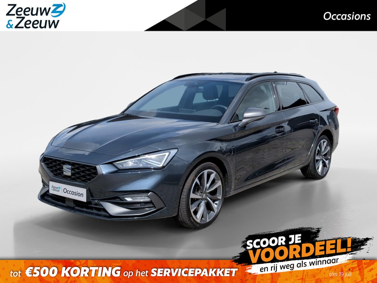 SEAT Leon Sportstourer - 1.4 TSI eHybrid PHEV FR | Zeer netjes! | Stoelverwarming | - AutoWereld.nl