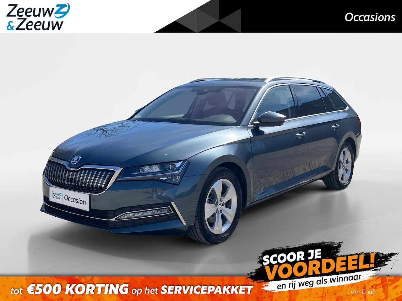 Skoda Superb Combi - 1.4 TSI iV Business Edition Plus | Uniek lage km-stand | 360 camera | Adaptieve Cruise Con - AutoWereld.nl