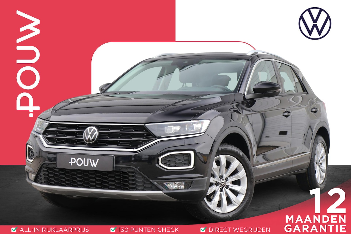 Volkswagen T-Roc - 1.5 TSI 150pk Sport | Trekhaak | Navigatie | Parkeersensoren - AutoWereld.nl