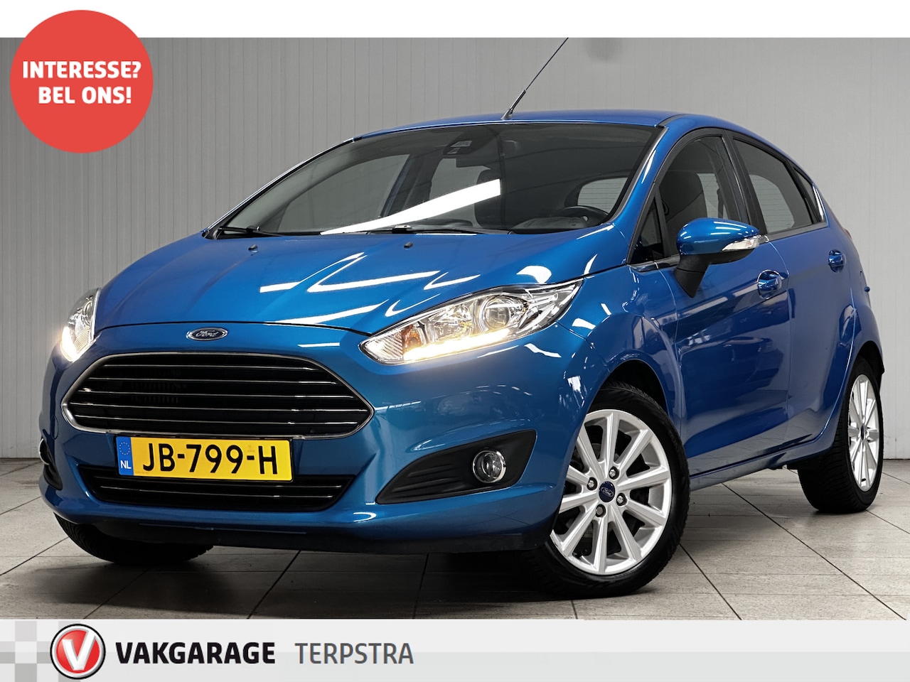 Ford Fiesta - 1.0 EcoBoost Titanium/ Facelift!/ 5-Drs/ 16'' LMV/ Navi/ Voorruitverw./ Clima/ Cruise/ Ele - AutoWereld.nl