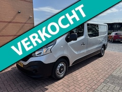 Renault Trafic - 1.6 dCi T29 L2H1 DC Comfort, Marge, Trekhaak, Euro 6, 5 Persoons, Navigatie, PDC
