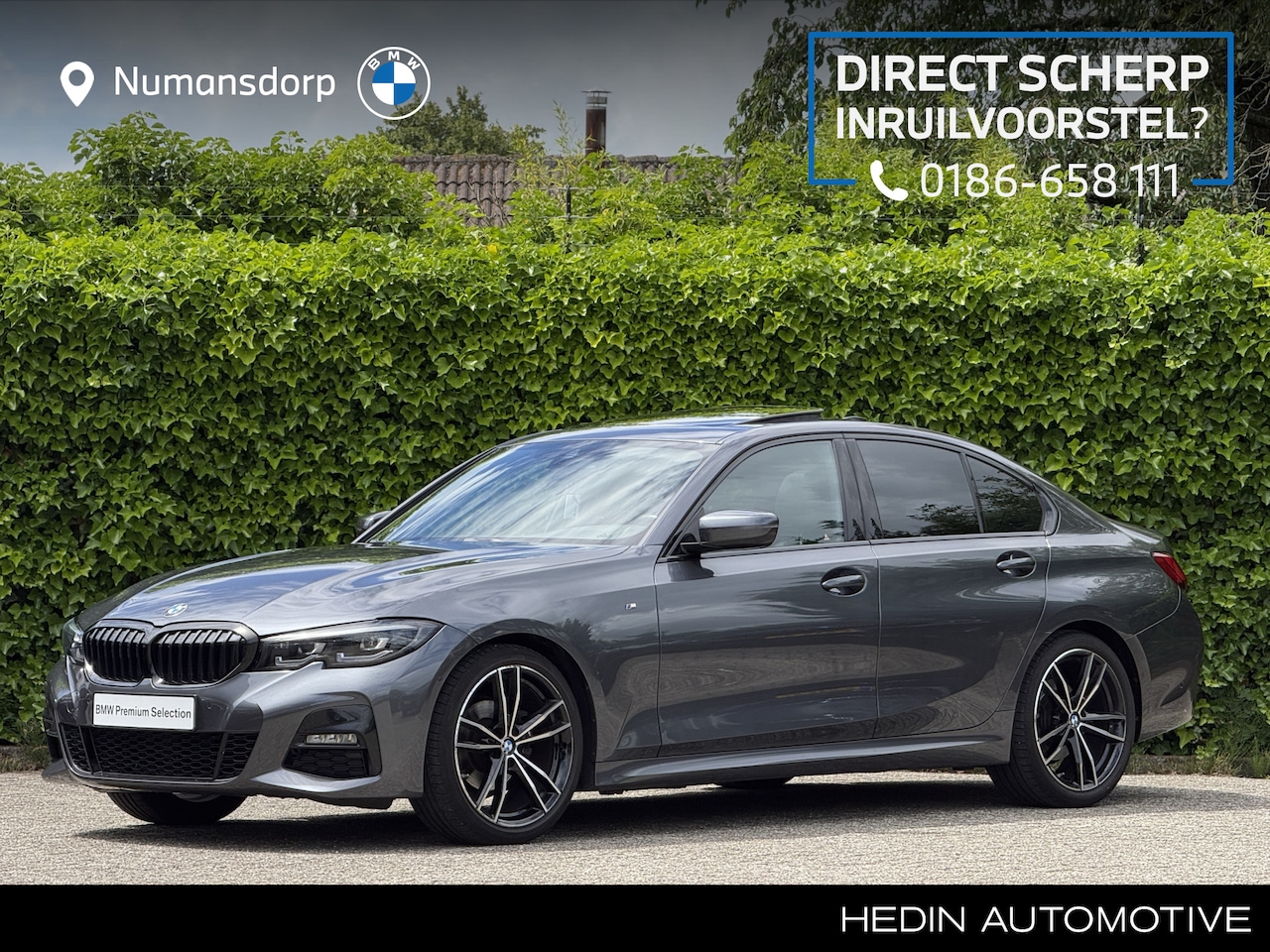 BMW 3-serie - 318i | M-Sport | High Exe | 19'' | Schuif-/Kanteldak | Camera | HiFi - AutoWereld.nl