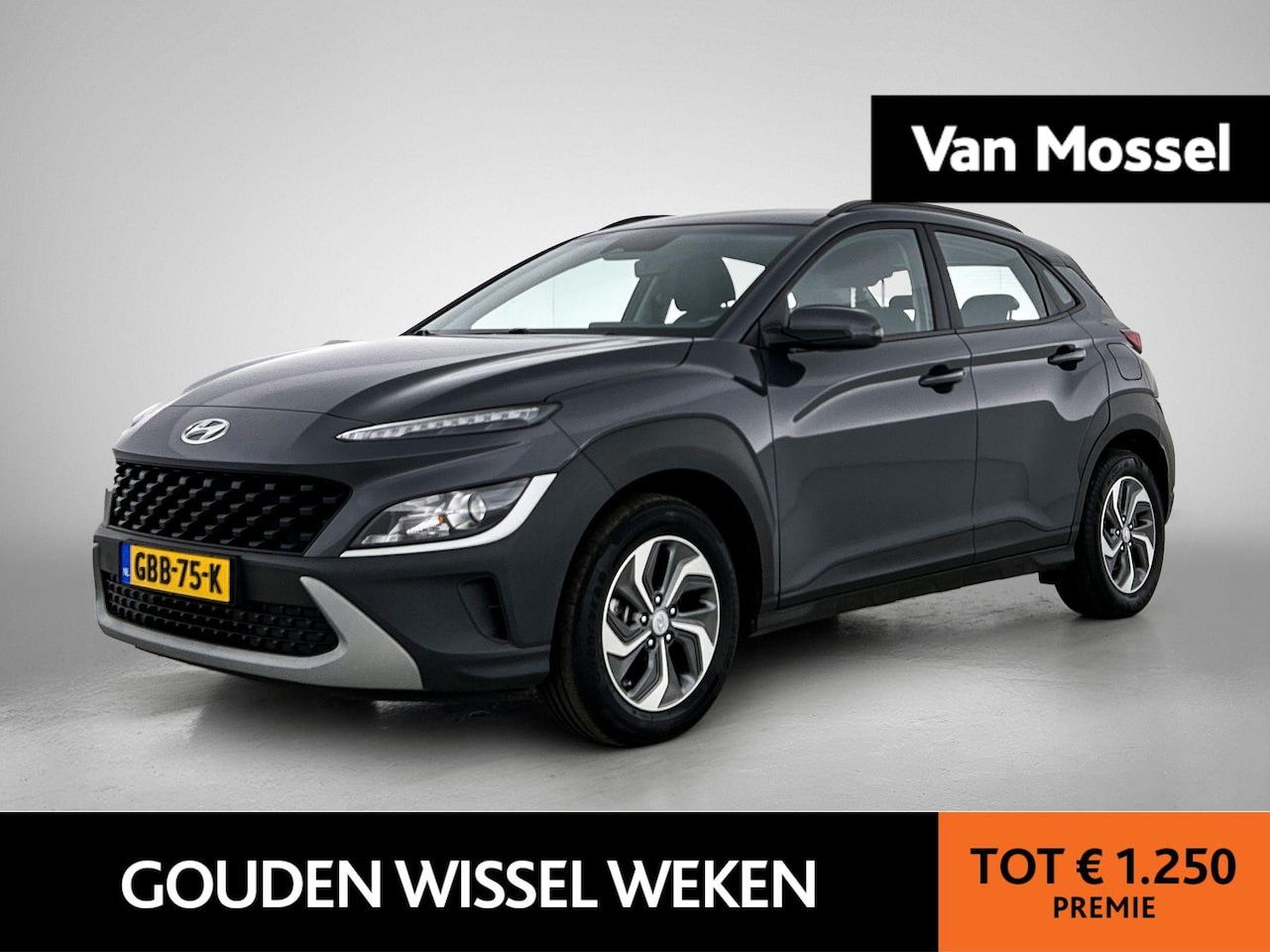 Hyundai Kona - 1.6 GDI HEV Fashion | ACHTERUITRIJCAMERA | NAVIGATIE | CLIMATE CONTROL | APPLE CARPLAY | A - AutoWereld.nl