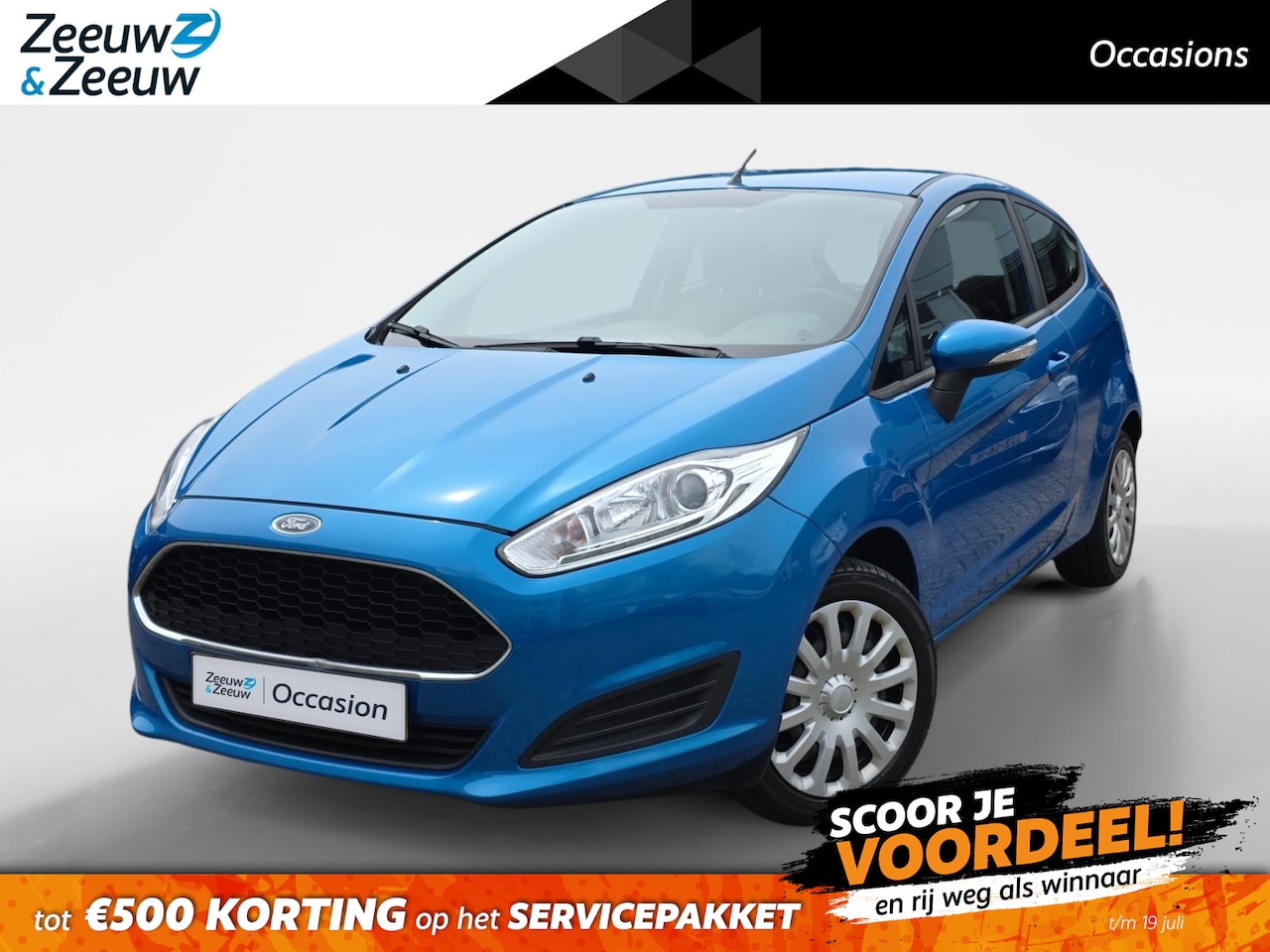 Ford Fiesta - 1.0 Style | 1e Eigenaar | Dealer onderhouden | Airco | Elektr. Ramen | 12 maanden garantie - AutoWereld.nl