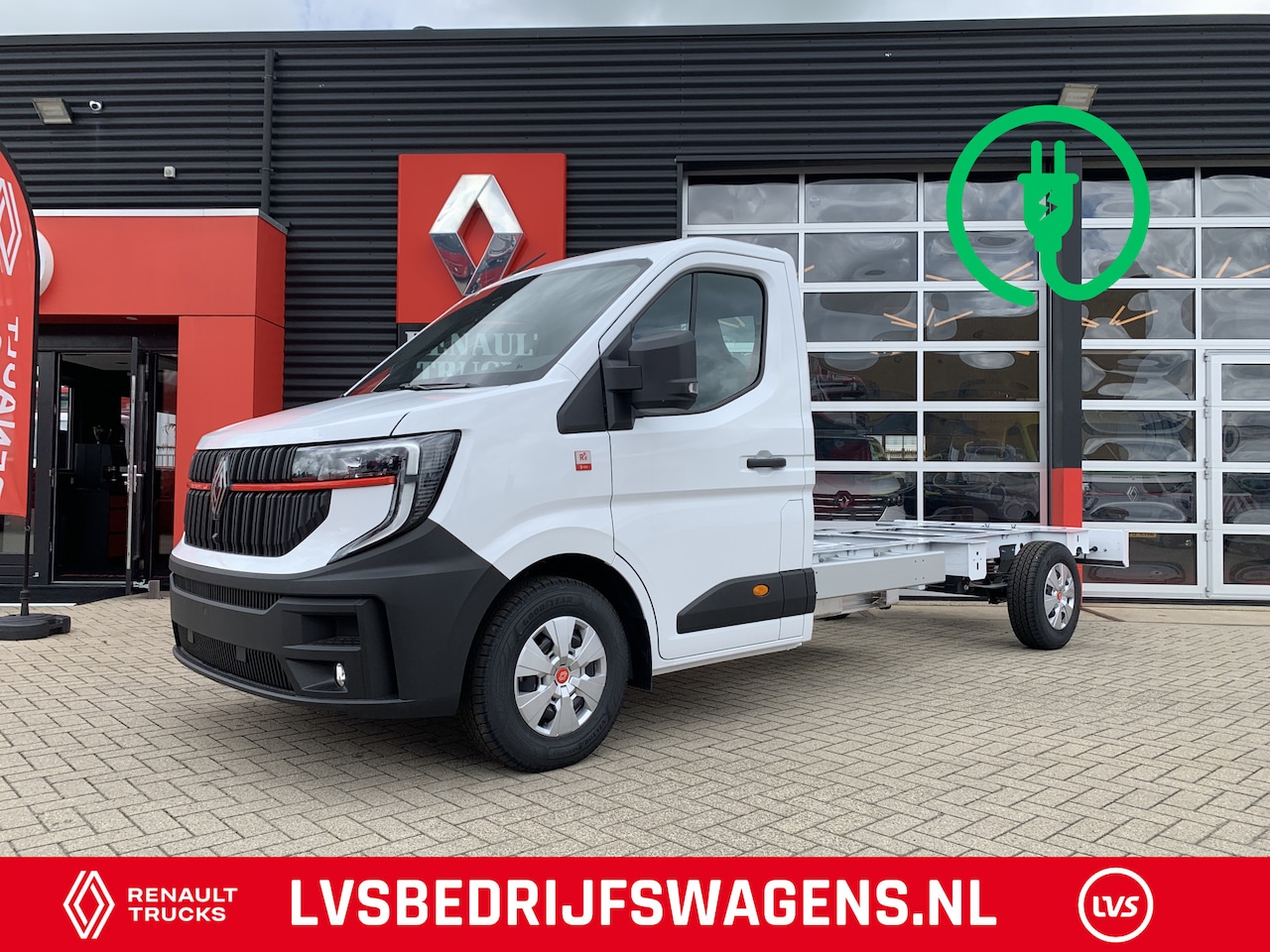 Renault Master E-Tech - chassis cabine T35 L3H1 long range 87 kWh Multimedia systeem, Trekhaak, Verwarmde Voorruit - AutoWereld.nl