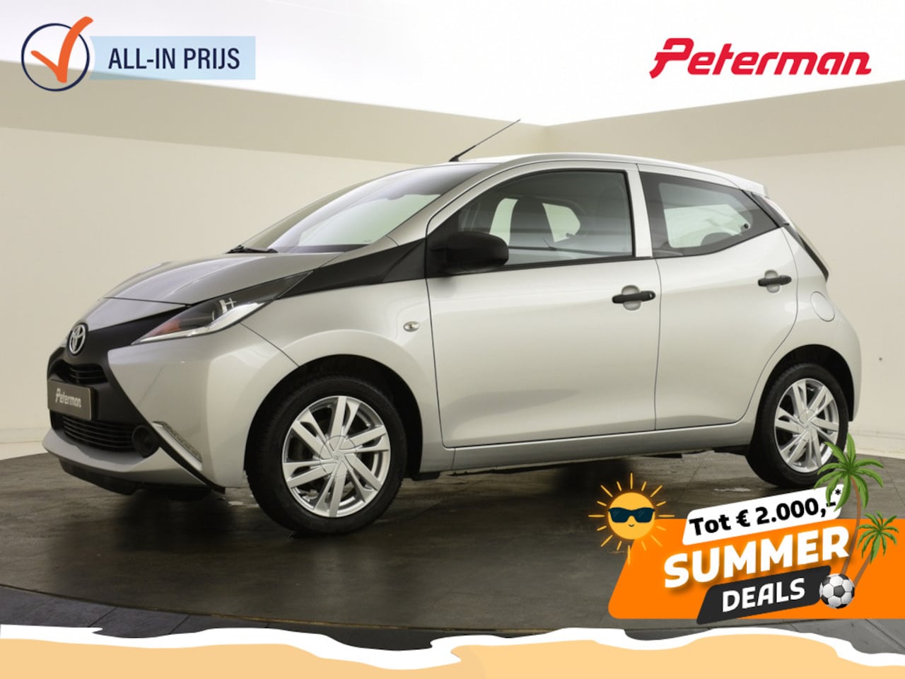 Toyota Aygo - 1.0 VVT-i x-now | Airco | Bluetooth | All Season banden - AutoWereld.nl