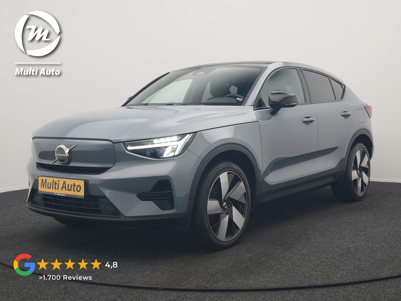Volvo C40 - Plus Recharge Pure Electric 69 kWh 231pk Dealer O.H. | Trekhaak Af Fabriek | Panodak | Ada - AutoWereld.nl