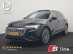 Audi Q8 e-tron - 55 Quattro S Edition 114 kWh 408pk Dealer O.H. | Panodak | Luchtvering | Adaptive Cruise |