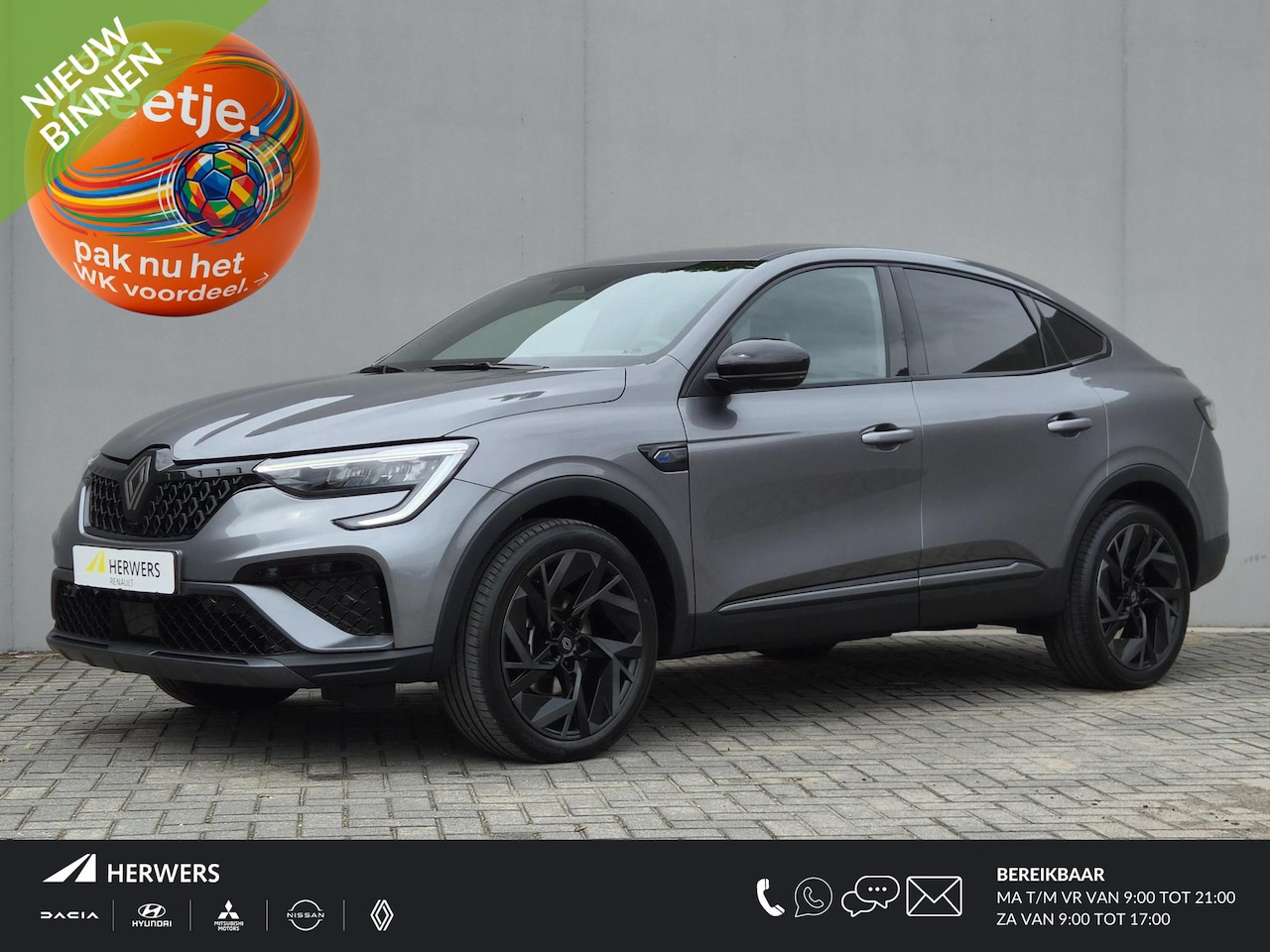 Renault Arkana - 1.6 E-Tech full hybrid 145 esprit Alpine / Fabrieksgarantie tot 05-2028 / Stuur- & Stoelve - AutoWereld.nl