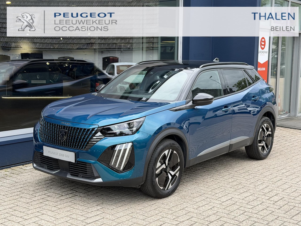 Peugeot 2008 - 1.2 Hybrid 145 GT | Achteruitrijcamera | Navigatie via Telefoon | Keyless Entry | Full LED - AutoWereld.nl
