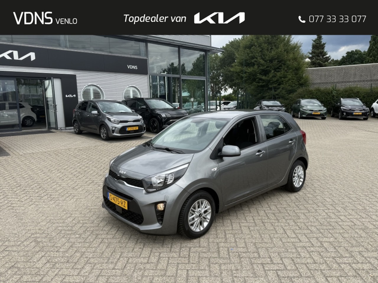 Kia Picanto - 1.0 DPi DynamicLine NAVIGATIE via Apple CarPlay / Android auto - AutoWereld.nl
