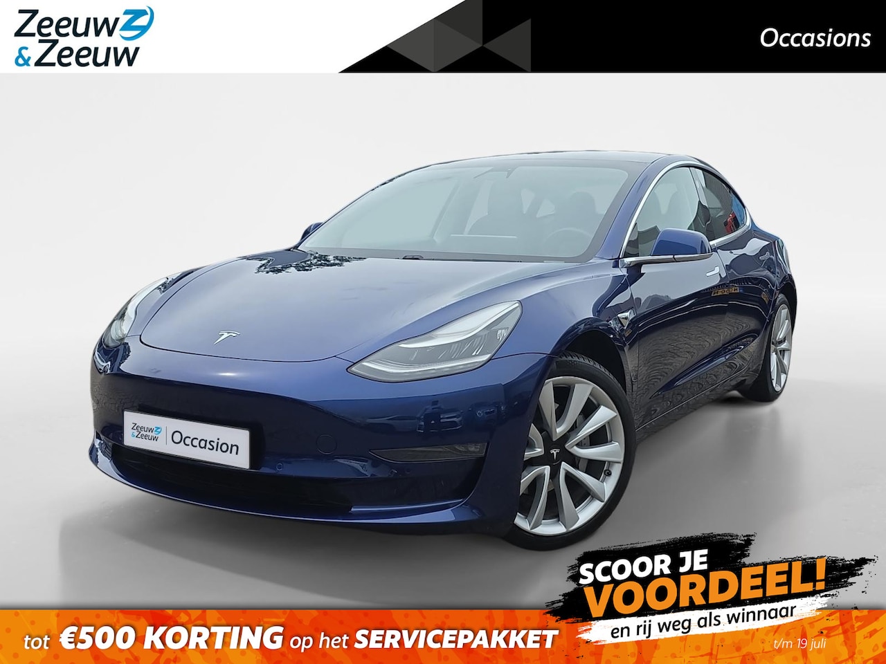 Tesla Model 3 - Long Range RWD Long Range AWD 75 kWh | 620Km Actieradius | Goed onderhouden! | Premium Sound | Elektr. St - AutoWereld.nl