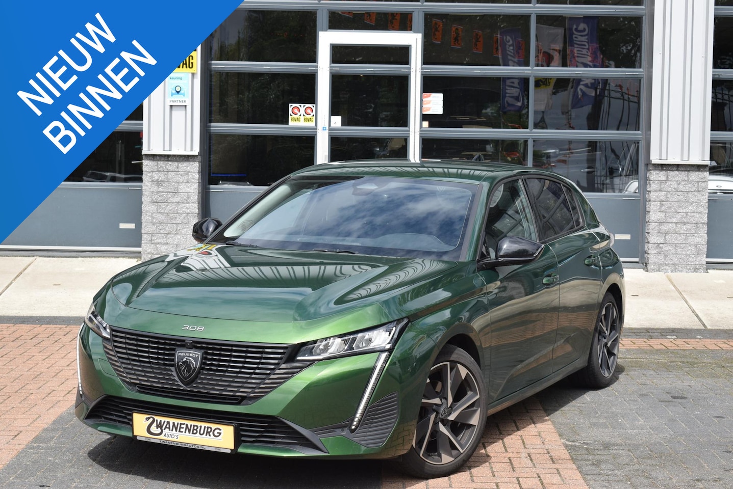Peugeot 308 - 1.2 PureTech Allure Pack Business Navi Airco Leder Km 59.500!! - AutoWereld.nl