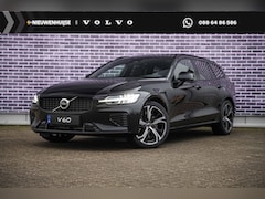 Volvo V60 - 2.0 T6 Plug-in hybrid AWD Ultra Dark | Schuif-/kanteldak | Head Up Display | Donker Glas |