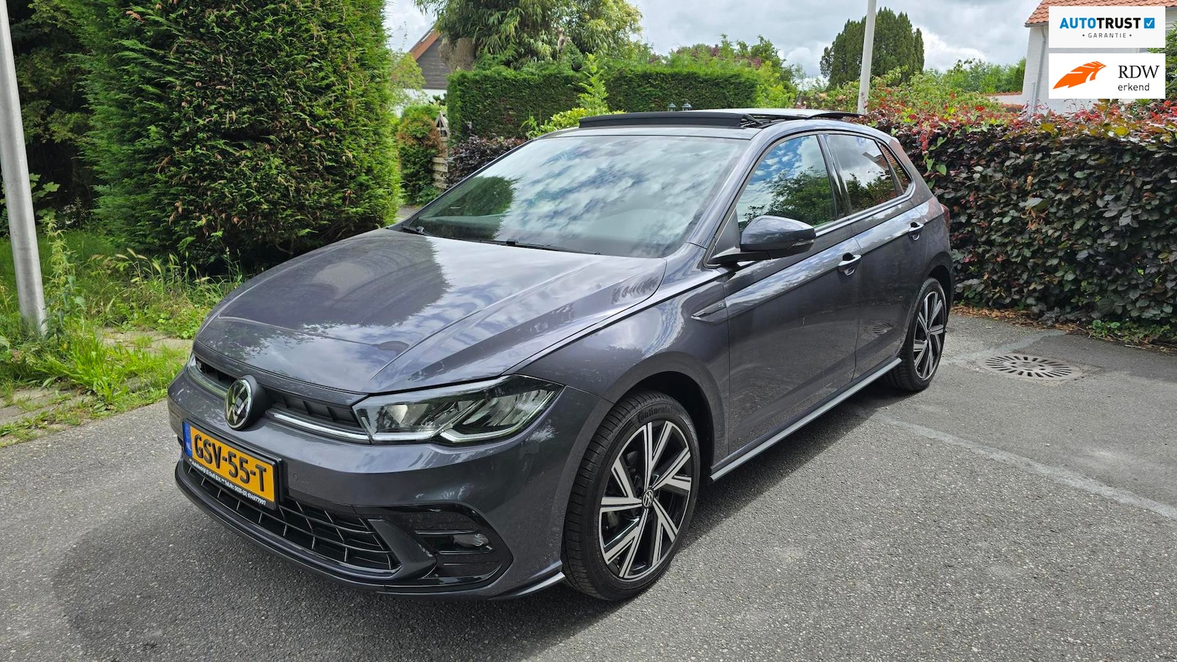 Volkswagen Polo - 1.0 TSI 3 x R-Line *Automaat*PANORAMA*Navigatie*PDC*Airco automatisch*100% Schadevrij*Orig - AutoWereld.nl