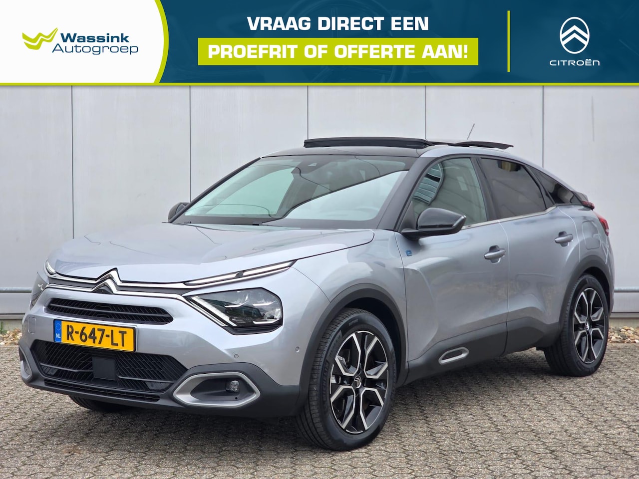 Citroën Ë-C4 - Shine Pack Business 50 kWh Schuifdak | Navigatie | Parkeercamera - AutoWereld.nl