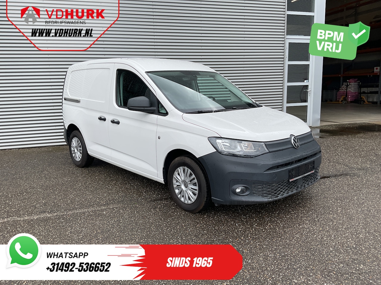 Volkswagen Caddy Cargo - 2.0 TDI 100 pk Omvormer/ Sortimo/ Cruise/ Airco/ DAB - AutoWereld.nl