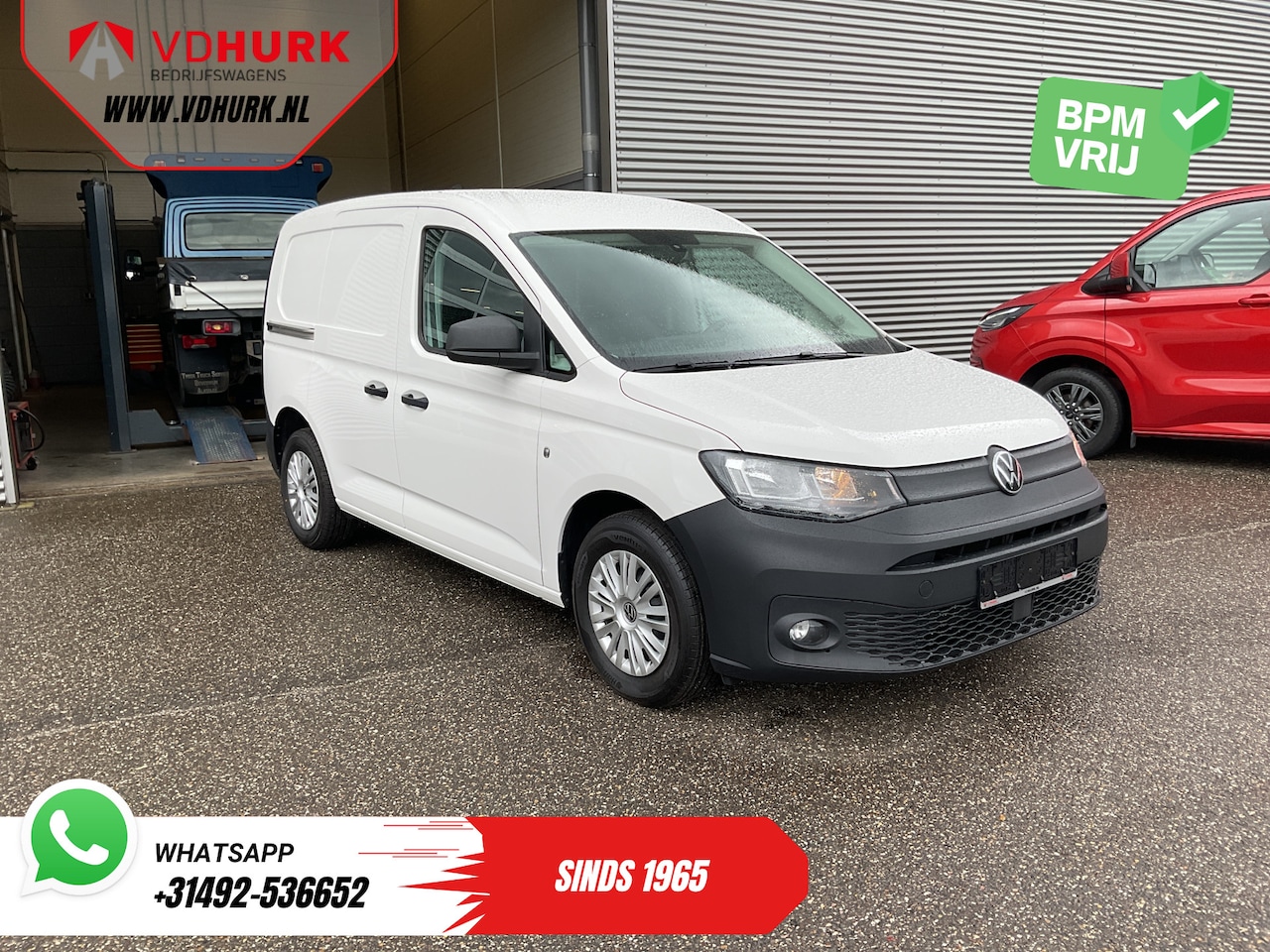 Volkswagen Caddy Cargo - 2.0 TDI 100 pk Omvormer/ Sortimo/ Cruise/ Airco/ DAB - AutoWereld.nl