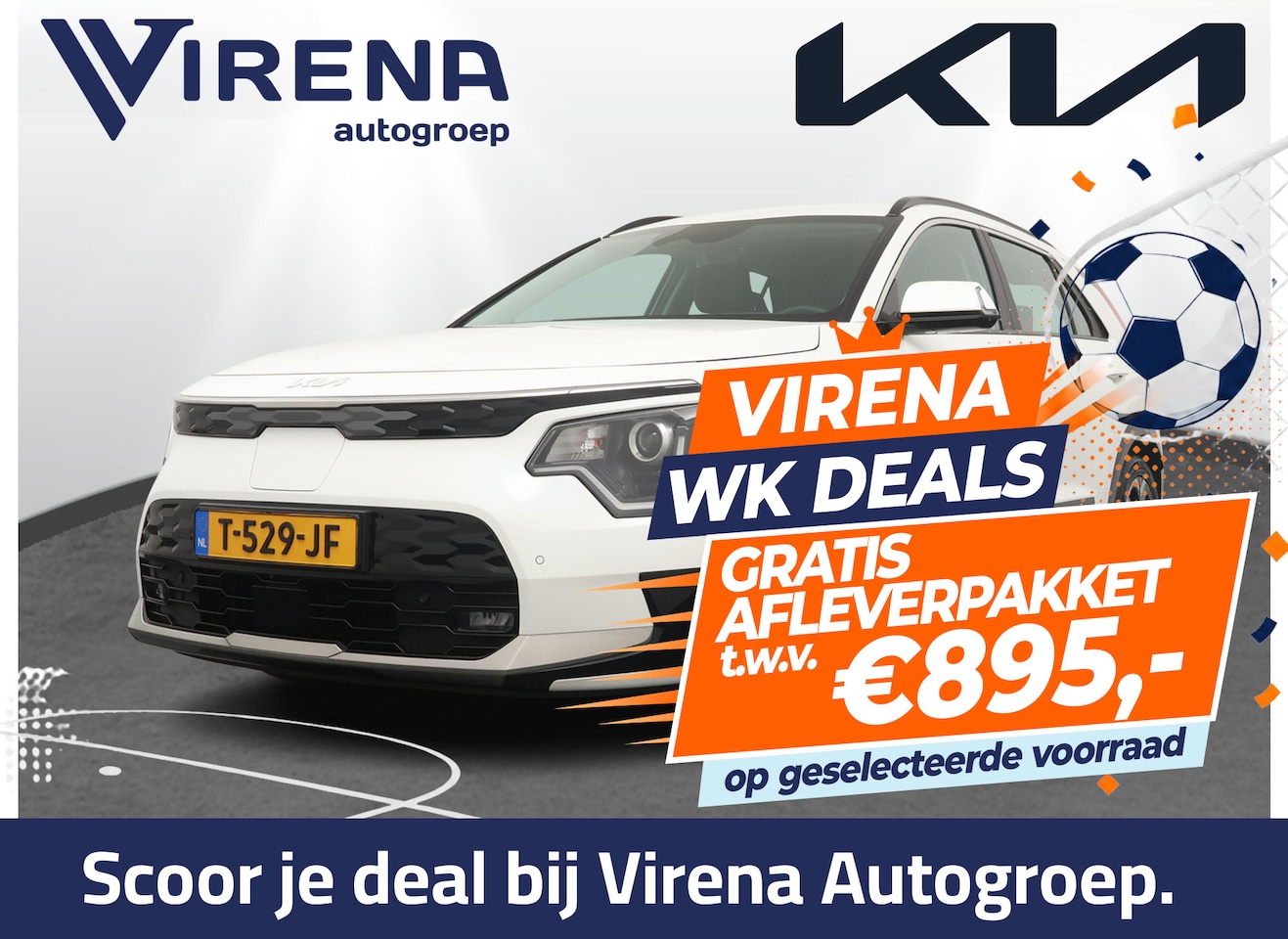 Kia Niro EV - DynamicLine 64.8 kWh - Achteruitrij camera - Apple Carplay/Android Auto - Adaptive cruise - AutoWereld.nl