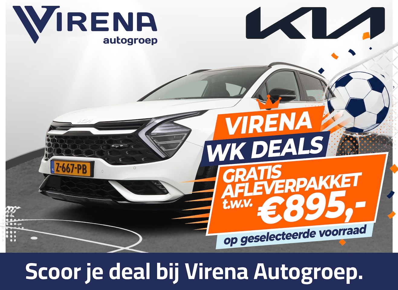 Kia Sportage - 1.6 T-GDi Hybrid GT-Line Automaat Apple Carlpay/Android Auto - Cruise Control Adapatief - - AutoWereld.nl