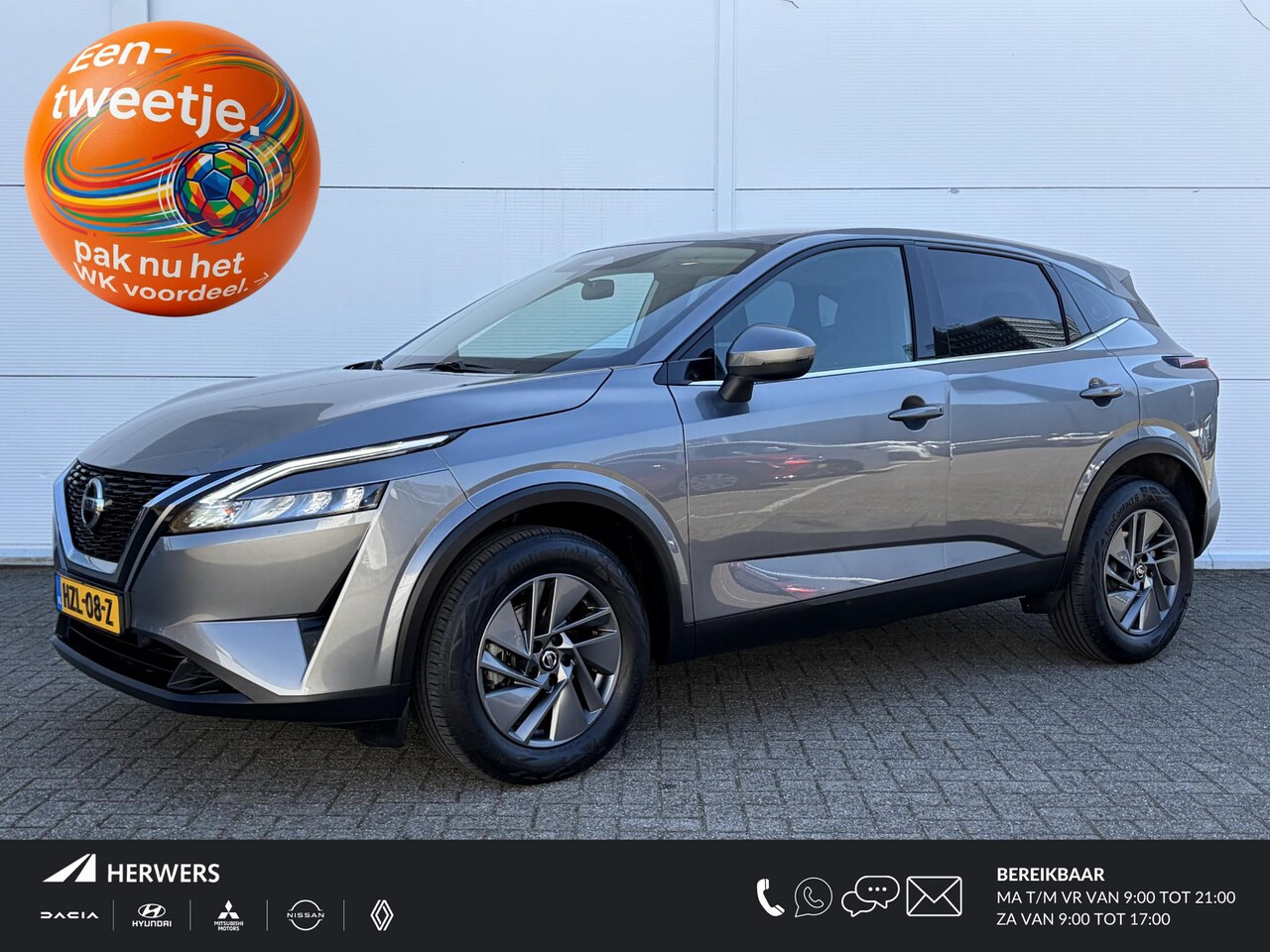 Nissan Qashqai - 1.3 MHEV Xtronic Acenta / Airco (automatisch) / Apple Carplay/Android Auto / - AutoWereld.nl
