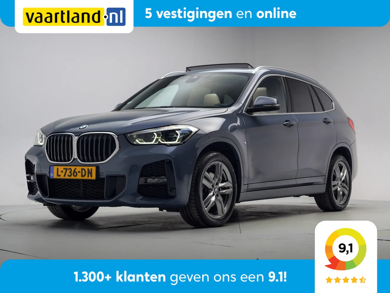 BMW X1 - sDrive18i M Sport High Executive Aut. [ Panorama Leder Navi prof. Head-up ] - AutoWereld.nl