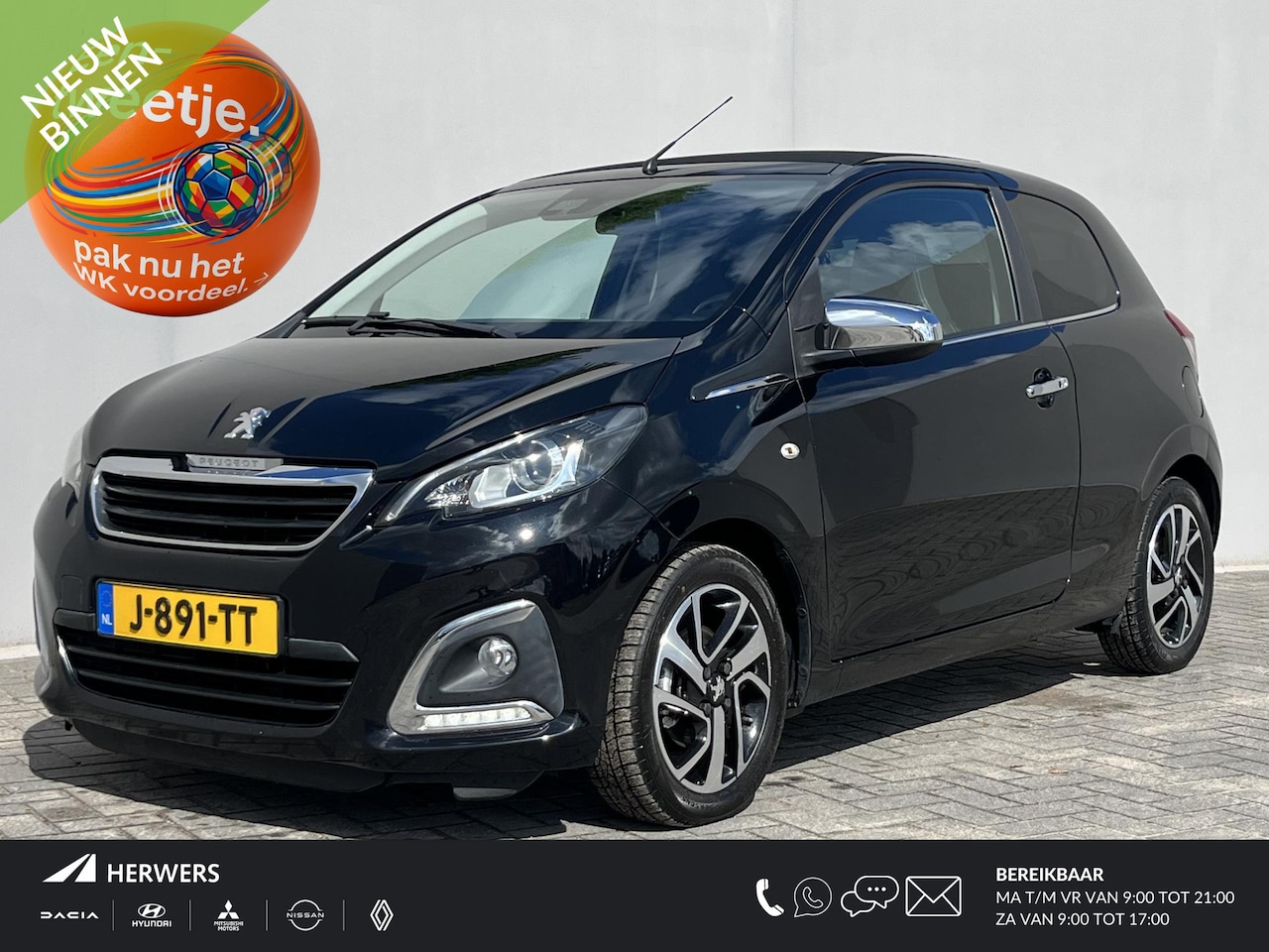 Peugeot 108 - 1.0 VTi Allure TOP / Automaat / Cabrio / Stoelverwarming / Schakelmogelijkheid Aan Stuur / - AutoWereld.nl