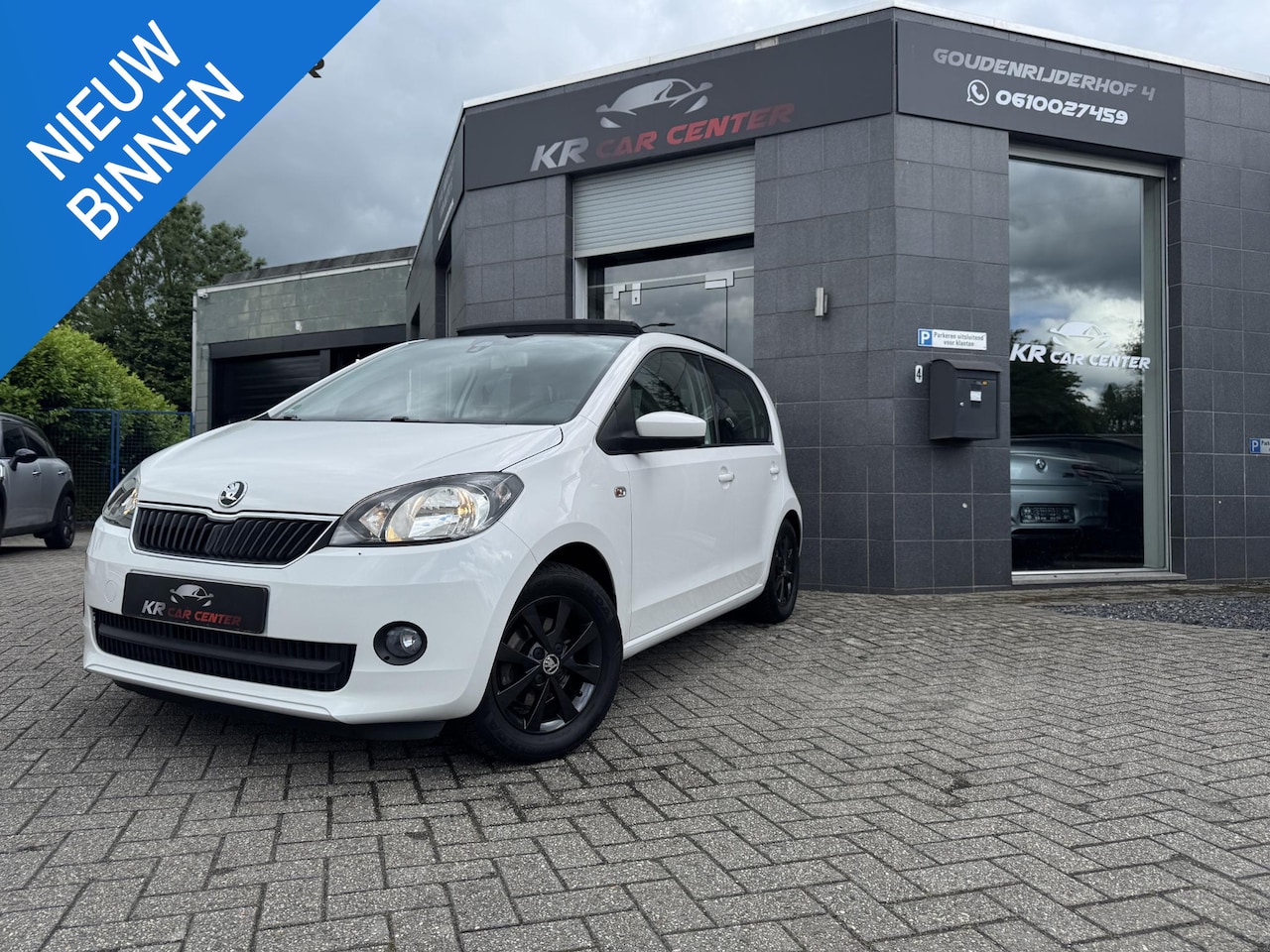 Skoda Citigo - 1.0 Greentech Elegance PANO-NAVI-AIRCO-STLVERWARMI - AutoWereld.nl