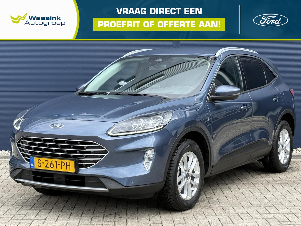 Ford Kuga - 2.5 PHEV ST-Line X | Navigatie | Climate Control | Stoel/Stuur/Voorruit verwarming | Camer - AutoWereld.nl