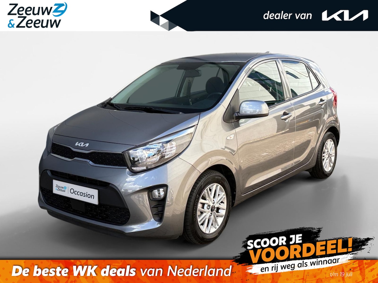 Kia Picanto - 1.0 DPi DynamicLine | Navi | Camera | Apple Carplay | Android Auto | Lichtmetalen Velgen | - AutoWereld.nl