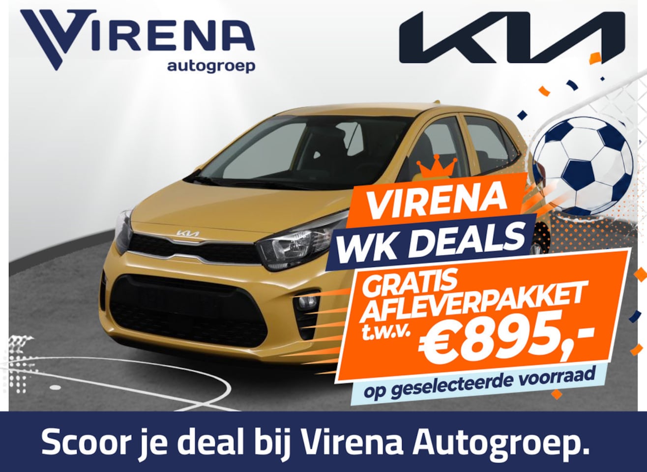 Kia Picanto - 1.0 DPi DynamicLine - Achteruitrijcamera - Cruise Control - Airco - Apple CarPlay& Android - AutoWereld.nl
