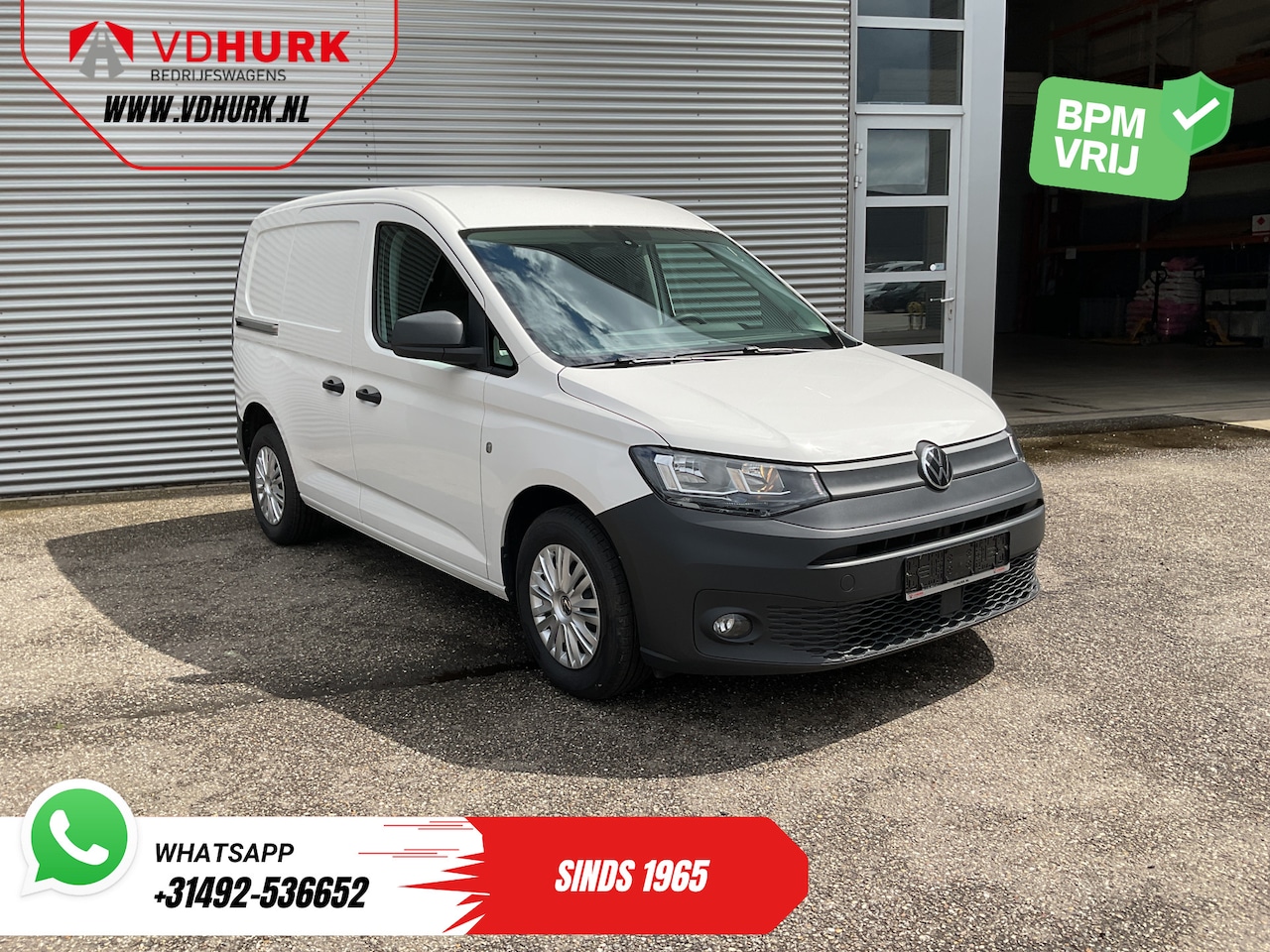 Volkswagen Caddy Cargo - 2.0 TDI 100 pk Omvormer/ Sortimo/ Cruise/ Airco/ DAB - AutoWereld.nl
