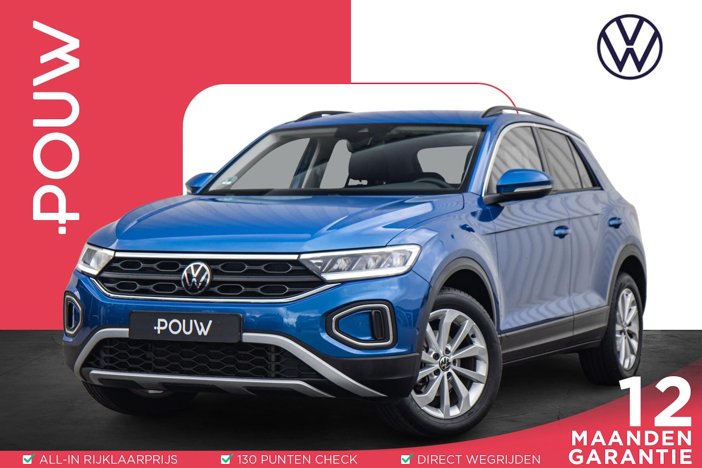 Volkswagen T-Roc - 1.5 TSI 150pk DSG Style | Apple Carplay/Android Auto | Adaptive Cruise - AutoWereld.nl
