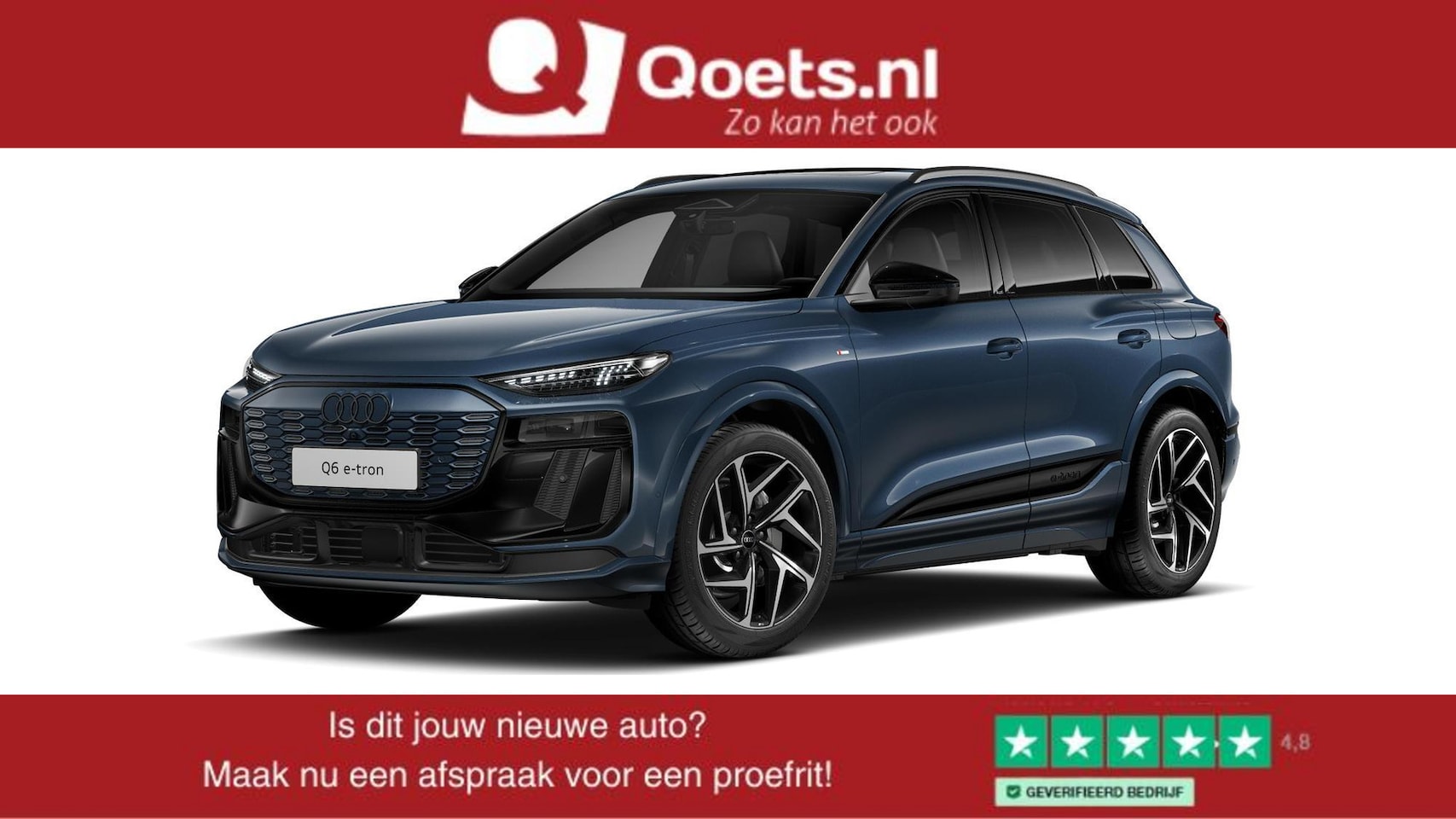 Audi Q6 e-tron - S edition quattro 100 kWh Tech Pro - Panoramadak - Adaptieve Cruise Control - Adaptive air - AutoWereld.nl