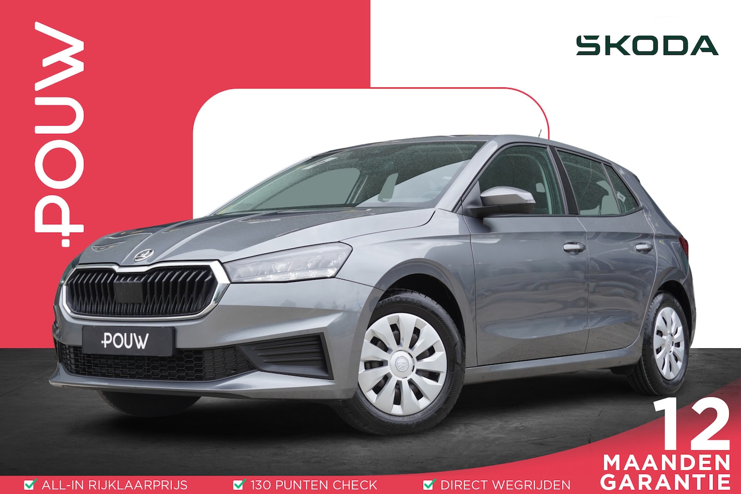 Skoda Fabia - 1.0 TSI 95pk Active | LaneAssist | Airco | DAB | VermoeidheidsHerkenning - AutoWereld.nl