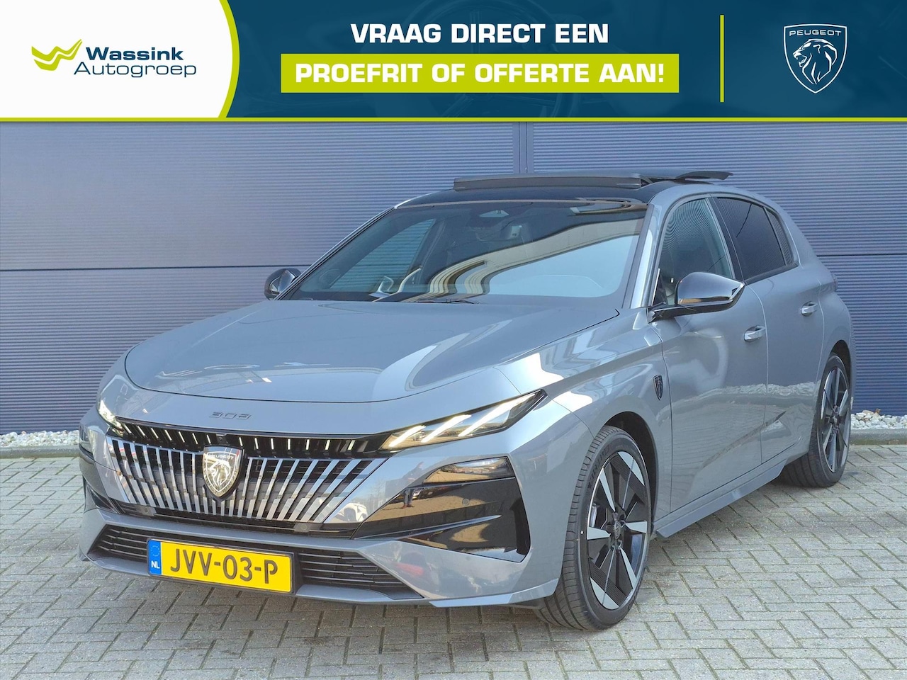 Peugeot E-308 - EV 54kWh 156pk GT Avantage | Schuifdak | 360 Camera | Matrix Led | Alcantara® Executive In - AutoWereld.nl