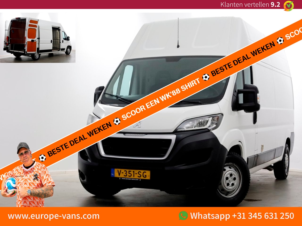 Peugeot Boxer - 435 2.0 BlueHDI 165pk L3H3 Premium Airco/Navi/Camera 10-2018 - AutoWereld.nl