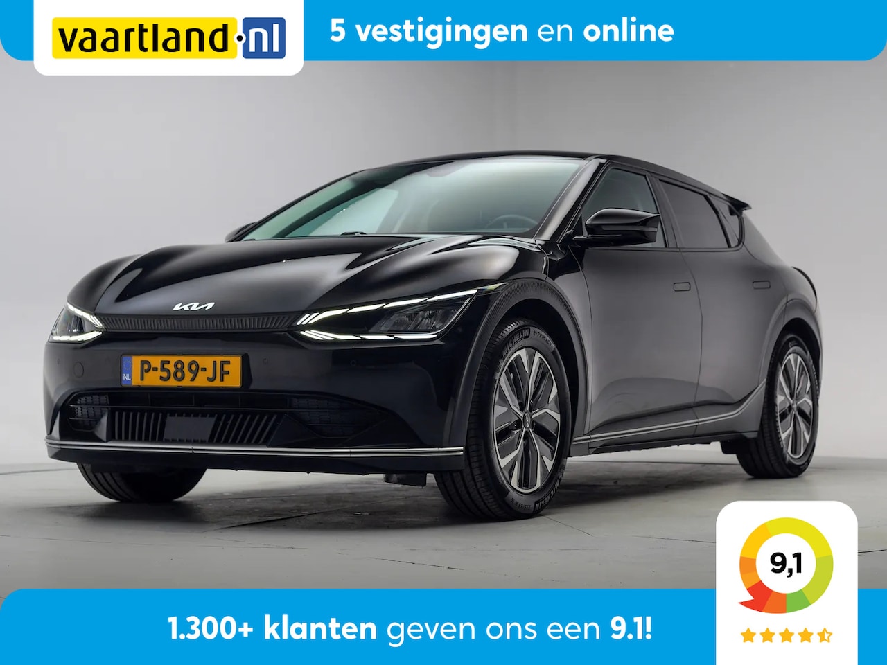 Kia EV6 - Air 58 kWh [ LED Navi Camera Half leder ] - AutoWereld.nl
