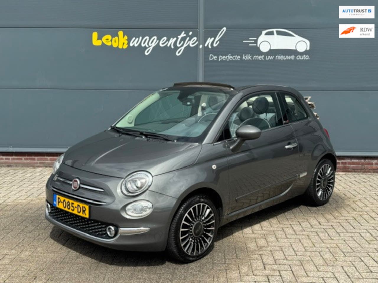 Fiat 500 C - 1.2 Lounge Cabrio *climate *16'' diamond velgen - AutoWereld.nl