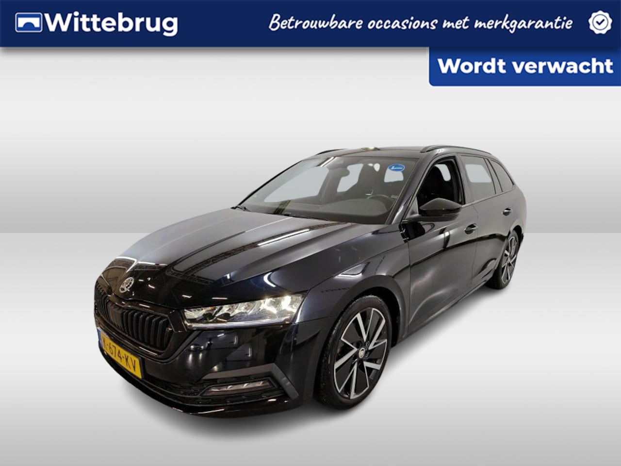 Skoda Octavia Combi - 1.0 e-TSI 110pk DSG Sport Business / Navigatie / Achteruitrij camera / Parkeersensoren / 1 - AutoWereld.nl
