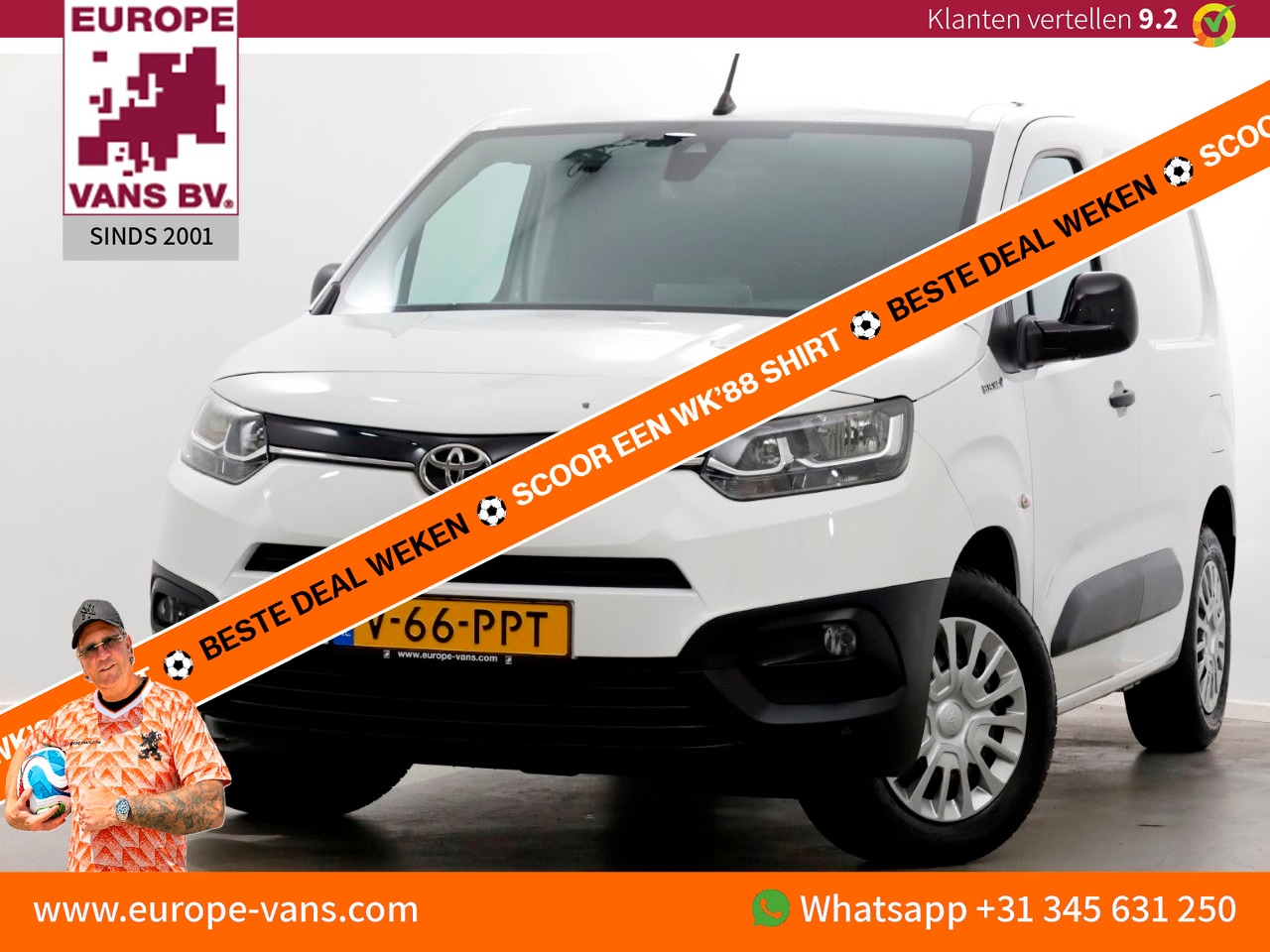 Toyota PROACE CITY Electric - Comfort 50 kWh WLTP Range 320km SOH 99,7% Airco/3Pers. 09-2022 - AutoWereld.nl