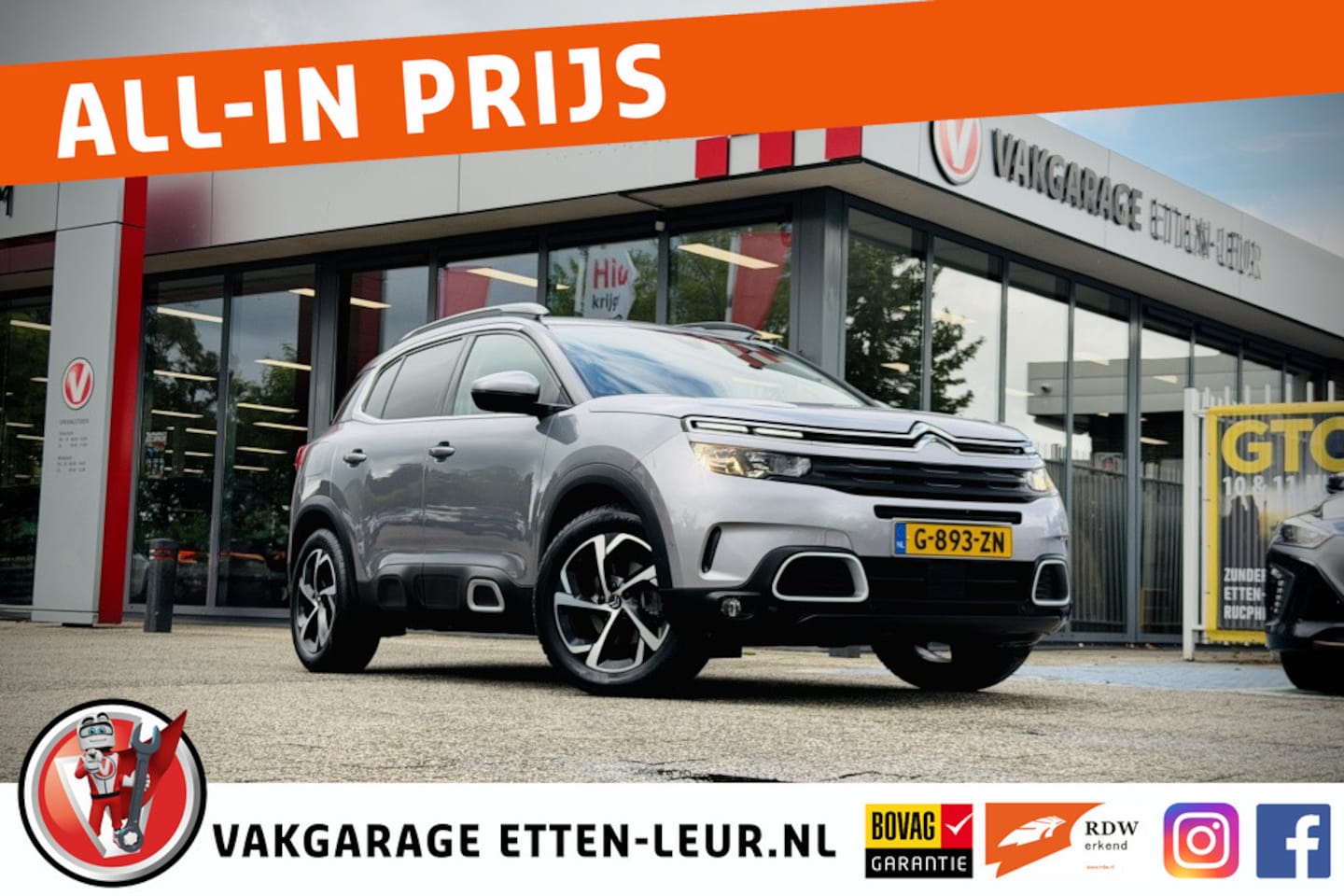 Citroën C5 Aircross - 1.2 130PK | TREKHAAK | CAMERA | CARPLAY + ANDROID - AutoWereld.nl