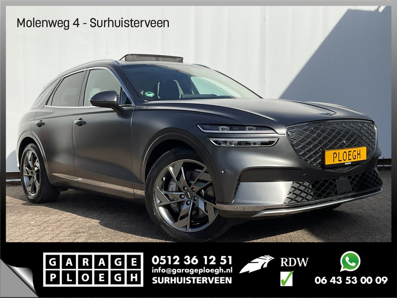 Genesis GV70 - Pano SOH 98% Afn.Trekhaak Leer 360° HUD Stoelverw+Ventilatie Massage BOMVOL! - AutoWereld.nl