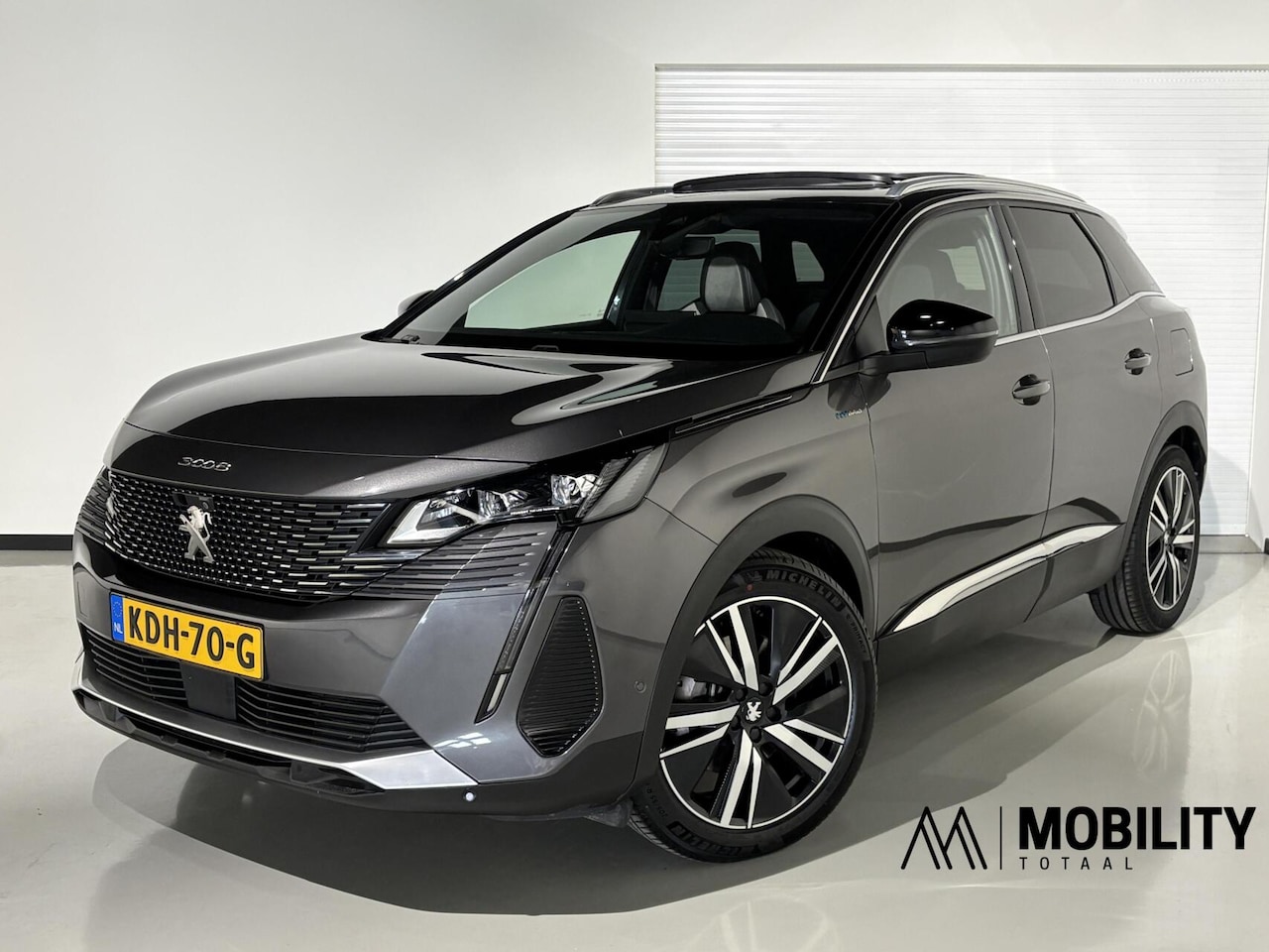 Peugeot 3008 - 1.6 HYbrid 225 GT|PANODAK|Massage|Memory|360|FOCAL|Carplay|19 inch|Navi|PDC|ACC|Side assis - AutoWereld.nl