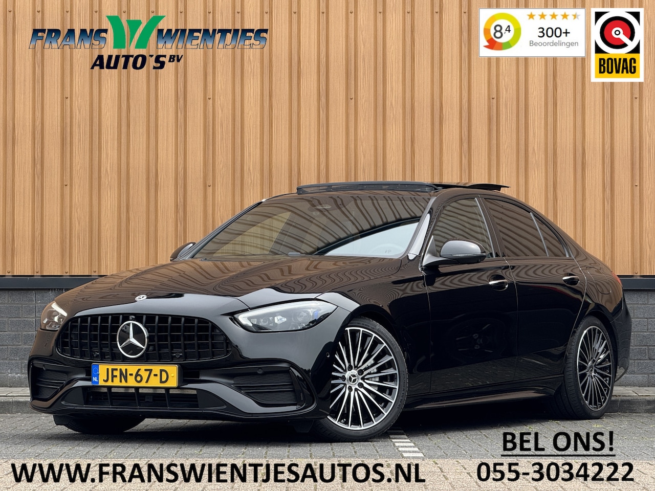 Mercedes-Benz C-klasse - 300 e Business Solution AMG | Burmester | Origineel Nederlands | Memory | Panoramadak | Di - AutoWereld.nl